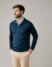 Zip-up sweater